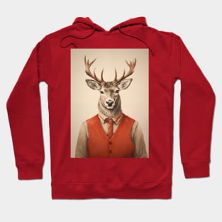 Reindeer Portrait Hoodie